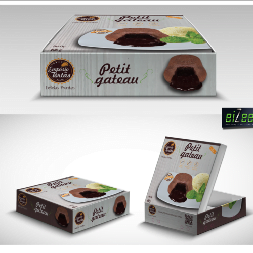Caixa Petit gateau design